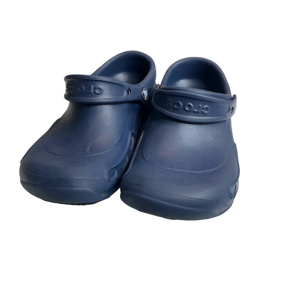 Unisex Crocs Closed Toe Work Clog Blue Mens 7 Womens 9 Slip on - Picture 5 of 9